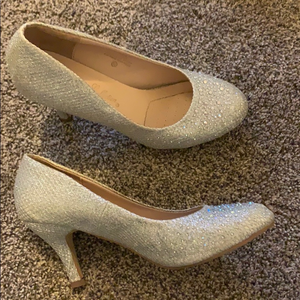 cute small sparkly heels